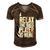 Relax The Bass Player Is Herebass Player Funny Gift Bass Guitar Men's Short Sleeve V-neck 3D Print Retro Tshirt Brown