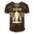 Tutu Grandpa Gift Tutu Best Friend Best Partner In Crime Men's Short Sleeve V-neck 3D Print Retro Tshirt Brown