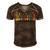 Vintage Best Pappy Ever Daddy Guitar Fathers Day Retro 303 Trending Shirt Men's Short Sleeve V-neck 3D Print Retro Tshirt Brown