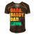 Vintage Retro Fathers Day Outfit Dada Daddy Dad Bruh 8 Shirt Men's Short Sleeve V-neck 3D Print Retro Tshirt Brown