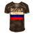 Vintage Russia Russian Flag Pride 500 Trending Shirt Men's Short Sleeve V-neck 3D Print Retro Tshirt Brown