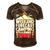 Weekend Forcast Camping Retro Vintage 27 Shirt Men's Short Sleeve V-neck 3D Print Retro Tshirt Brown