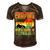 Weekend Forecast Camping With A Chance 19 Shirt Men's Short Sleeve V-neck 3D Print Retro Tshirt Brown