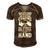 Weekend Forecast Camping With A Chance Active 24 Shirt Men's Short Sleeve V-neck 3D Print Retro Tshirt Brown