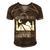 Weekend Forecast Camping With A Good 17 Shirt Men's Short Sleeve V-neck 3D Print Retro Tshirt Brown