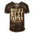 Worlds Best Farter I Mean Father Funny Fathers Day Husband Fathers Day Gif Men's Short Sleeve V-neck 3D Print Retro Tshirt Brown