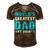 Worlds Greatest Dad Any Doubt Fathers Day T Shirts Men's Short Sleeve V-neck 3D Print Retro Tshirt Brown