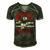 Argyle Eagles Fb Player Vintage Football Men's Short Sleeve V-neck 3D Print Retro Tshirt Forest