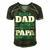 Being A Dadis An Honor Being A Papa Papa T-Shirt Fathers Day Gift Men's Short Sleeve V-neck 3D Print Retro Tshirt Forest