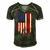 Best Papaw Ever Us Flag Patriotic 4Th Of July American Flag Men's Short Sleeve V-neck 3D Print Retro Tshirt Forest