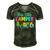 Camper Kids Birthday 6 Years Old Camping 6Th B-Day Funny Men's Short Sleeve V-neck 3D Print Retro Tshirt Forest