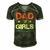 Dad Of Girls Fathers Day Men's Short Sleeve V-neck 3D Print Retro Tshirt Forest