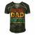 Father Grandpa I Have Two Titles Dad And Step Dad Vintage Fathers Day 67 Family Dad Men's Short Sleeve V-neck 3D Print Retro Tshirt Forest