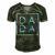 Fathers Day For New Dad Men's Short Sleeve V-neck 3D Print Retro Tshirt Forest