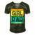 Girl Dad With Daughters For Men Men's Short Sleeve V-neck 3D Print Retro Tshirt Forest