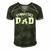 Gymnast Cheer Dad - Gymnastics Dad Men's Short Sleeve V-neck 3D Print Retro Tshirt Forest