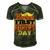 Happy First Fathers Day Dad T-Shirt Men's Short Sleeve V-neck 3D Print Retro Tshirt Forest