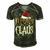 Mama Nana Claus Christmas Pajamas 505 Shirt Men's Short Sleeve V-neck 3D Print Retro Tshirt Forest