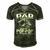 Mens Being A Dad Is An Honor Being A Pop-Pop Is Priceless Grandpa Men's Short Sleeve V-neck 3D Print Retro Tshirt Forest