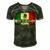 Mens Best Mexican Dad Ever Mexican Flag Pride Fathers Day Gift V2 Men's Short Sleeve V-neck 3D Print Retro Tshirt Forest