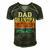 Mens Dad Grandpa Great-Grandpa Fathers Day From Daughter Wife Men's Short Sleeve V-neck 3D Print Retro Tshirt Forest