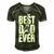 Mens Funny Dads Birthday Fathers Day Best Dad Ever Men's Short Sleeve V-neck 3D Print Retro Tshirt Forest