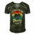 Mens I Leveled Up To Daddy Funny Promoted New Dad Again 2021 Ver2 Men's Short Sleeve V-neck 3D Print Retro Tshirt Forest
