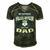 Mens My Favorite Police Officer Calls Me Dad Fathers Day Gift Men's Short Sleeve V-neck 3D Print Retro Tshirt Forest