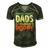 Mens Only The Greatest Dads Get Promoted To Poppy Men's Short Sleeve V-neck 3D Print Retro Tshirt Forest