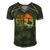 Mens Reel Cool Dad Fisherman Daddy Father Day Gifts Fishing Men's Short Sleeve V-neck 3D Print Retro Tshirt Forest