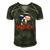 Merica Bernese Mountain Dog American Flag 4Th Of July Men's Short Sleeve V-neck 3D Print Retro Tshirt Forest