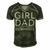 Outnumbered Dad Of Girls Men Fathers Day For Girl Dad Men's Short Sleeve V-neck 3D Print Retro Tshirt Forest