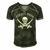 Pirate Papa Halloween Costume For Dad Men's Short Sleeve V-neck 3D Print Retro Tshirt Forest