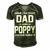 Poppy Grandpa Gift I Have Two Titles Dad And Poppy Men's Short Sleeve V-neck 3D Print Retro Tshirt Forest