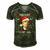 Santa Joe Biden Merry 4Th Of July Ugly Christmas Men's Short Sleeve V-neck 3D Print Retro Tshirt Forest