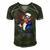 Uncle Sam I Want You 4Th Of July Men's Short Sleeve V-neck 3D Print Retro Tshirt Forest
