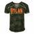 Vintage Retro Bob Dylan&X27S Underline Fans Art Men Women Men's Short Sleeve V-neck 3D Print Retro Tshirt Forest