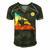 Vintage Retro Rock Climber 178 Shirt Men's Short Sleeve V-neck 3D Print Retro Tshirt Forest