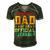 Vintage Thirteen Retro Proud Dad Of An 544 Shirt Men's Short Sleeve V-neck 3D Print Retro Tshirt Forest