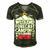 Weekend Forcast Camping Retro Vintage 27 Shirt Men's Short Sleeve V-neck 3D Print Retro Tshirt Forest