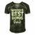 Worlds Best Bonus Dad Step Fathers Day Gift Husband Men's Short Sleeve V-neck 3D Print Retro Tshirt Forest