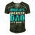 Worlds Greatest Dad Any Doubt Fathers Day T Shirts Men's Short Sleeve V-neck 3D Print Retro Tshirt Forest