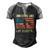 4Th Of July Awesome Like My Daughter Vintage Fathers Day Men's Henley Shirt Raglan Sleeve 3D Print T-shirt Black Grey