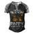 Best Buckin Pappy Ever Deer Hunting Bucking Father Men's Henley Shirt Raglan Sleeve 3D Print T-shirt Black Grey