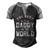 Mens The Best Daddy In The World Father Dad Fathers Day Men's Henley Raglan T-Shirt Black Grey