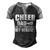 Cheer Dad The Only Thing I Flip Is My Wallet Men's Henley Shirt Raglan Sleeve 3D Print T-shirt Black Grey