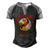 Chicken Chicken Cage Free Whiskey Fed Rye & Shine Rooster Funny Chicken Men's Henley Shirt Raglan Sleeve 3D Print T-shirt Black Grey