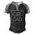 Delicate Girl Dad Tee For Fathers Day Men's Henley Raglan T-Shirt Black Grey