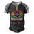 Epilepsy Warrior Skull Women Vintage Purple Ribbon Epilepsy Epilepsy Awareness V2 Men's Henley Shirt Raglan Sleeve 3D Print T-shirt Black Grey