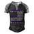 Epilepsy Warrior Usa Flag United States Flag Epilepsy Epilepsy Awareness Men's Henley Shirt Raglan Sleeve 3D Print T-shirt Black Grey